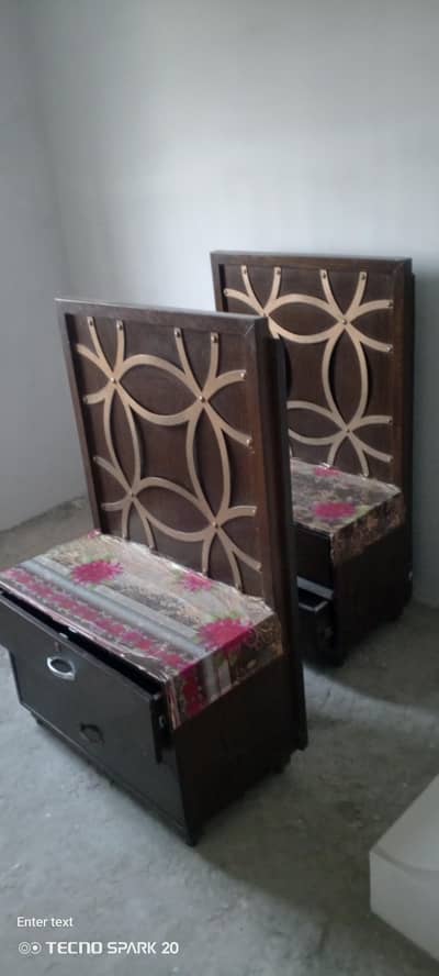 Double With Two Side Tables