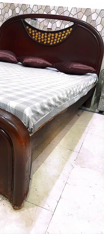 Double Bed/Wooden Bed/Bed sale/Bed Set