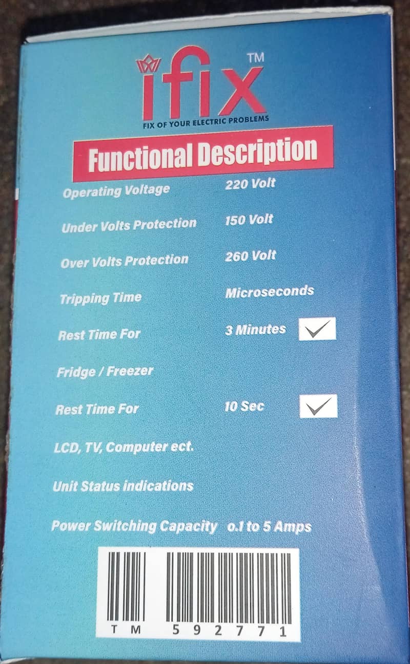 refrigerator protector . . 4