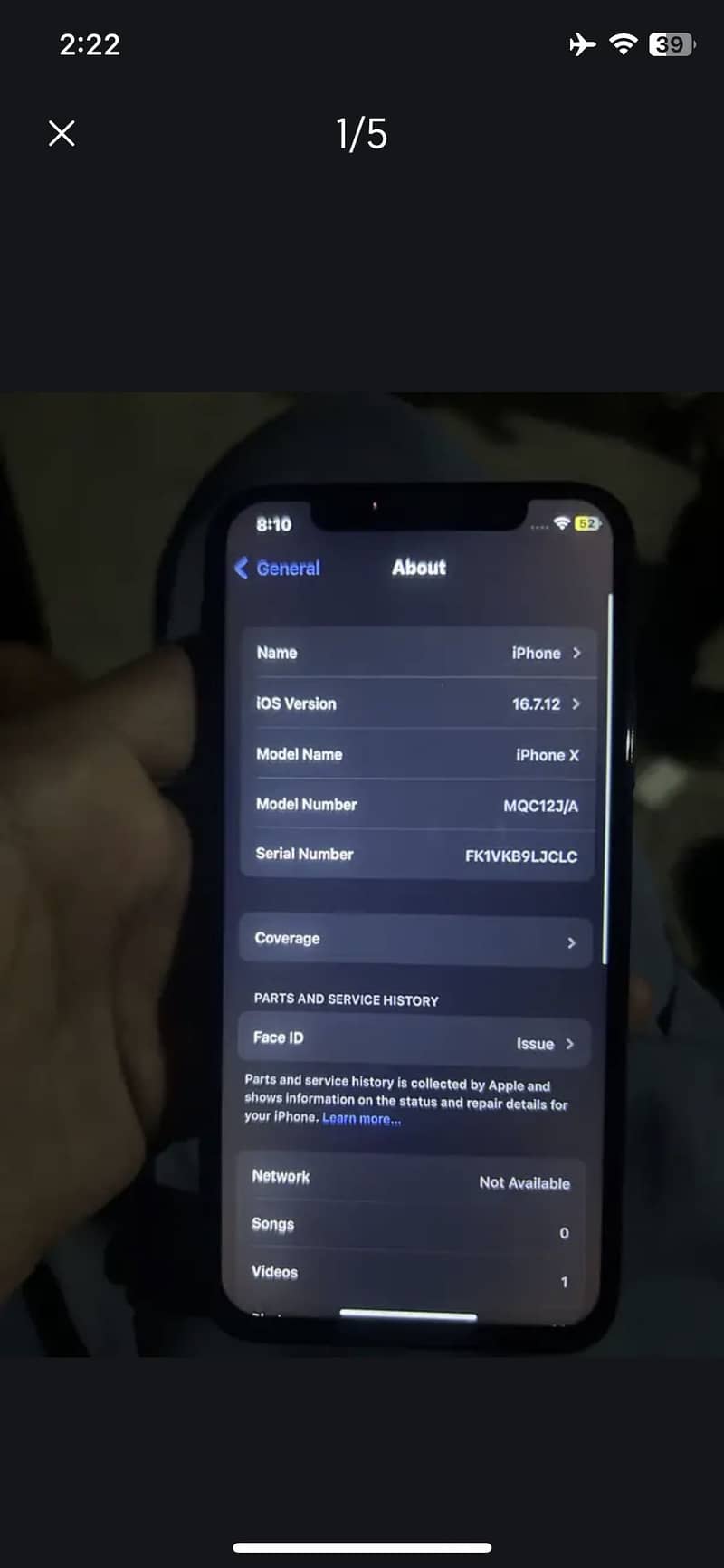 iPhone x 1