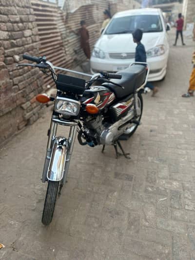 HONDA HG125cc 2024 model applied