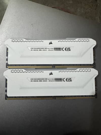 Corsair vengeance 16gb ram (8x2) 3200 mhz