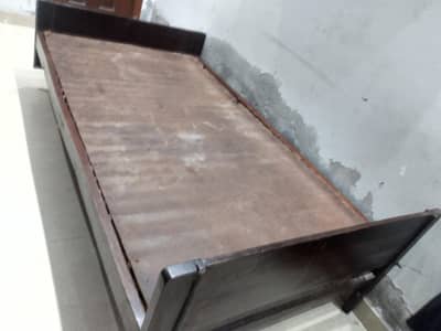2 single bed for sale without mattress  03177394272