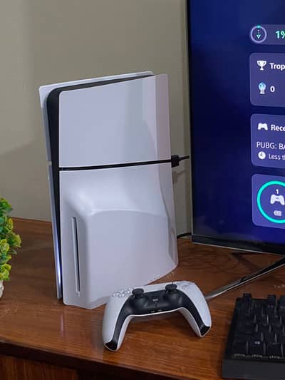 Ps5 Slim 1tb Disc Edition 2025+ Original Extra Controller