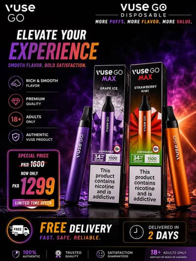 Vuse Max 1500 Puffs 18+