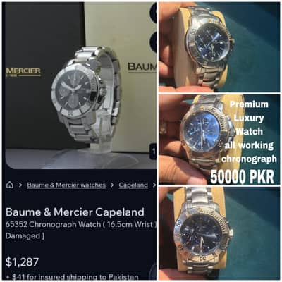 Premium Luxury Watch Italian Brand Heavy Chronograph