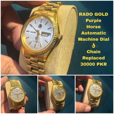 Rado Gold Purple Horse Automatic