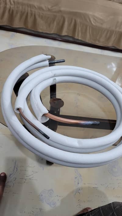 INSULATED PAIR COIL COPPER TUBES 10ft FOR AIR CONDITIONER
