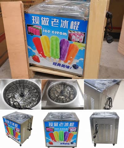 Ice Cream / Popsicle Making Machine Slush Sugarcane Soda Water Tawa