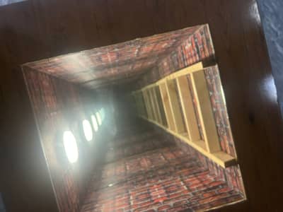 Infinity mirror table