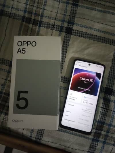Oppo A5 2025 5 months Warranty