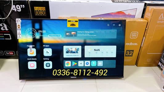 SMART LED TV FRAMELESS CHAT GPT AI VOICE CONTROL  32" 43" 55" 65" 75"