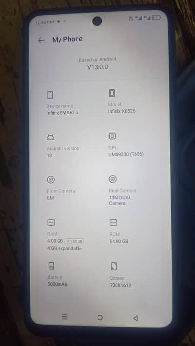 infinix smart 8 , 4 64