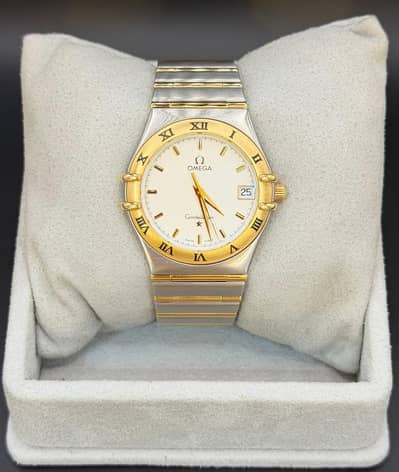Omega Constellation 2-Tone 18k Gold & Stainless Steel