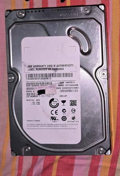 Seagate 1TB Hard Disk HDD 3.5" - Used