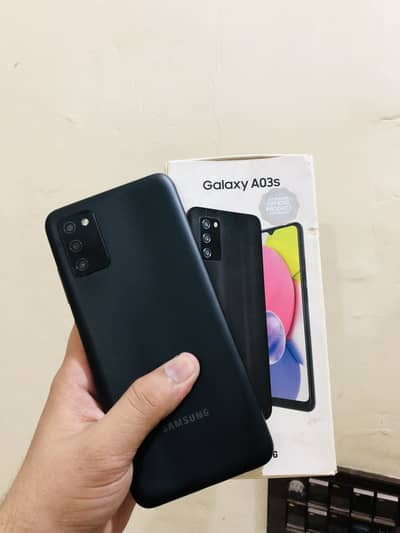 Samsung a03s 4/64 with box