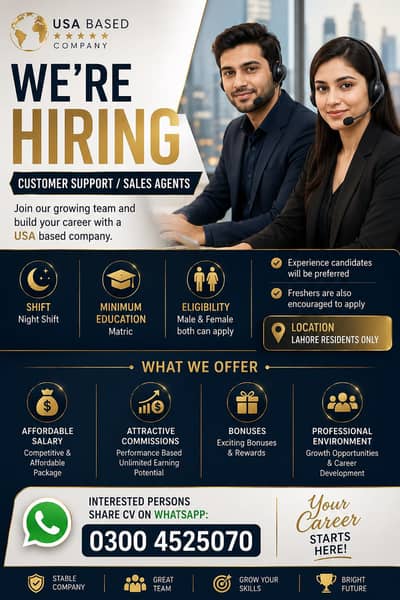 HIRING FOR CALL CENTER