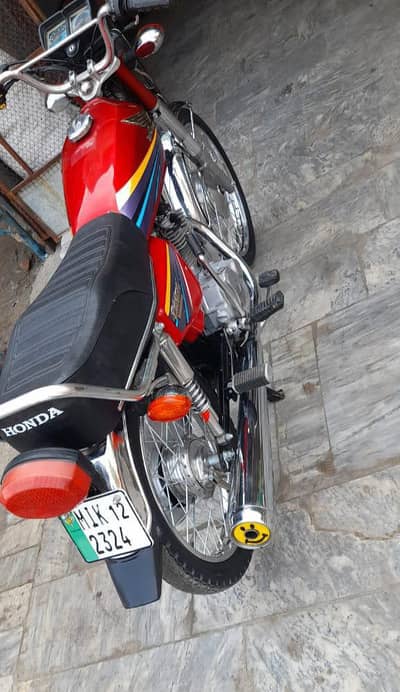 Honda 125 CG model 2012 for sale hai 0313=4935=108