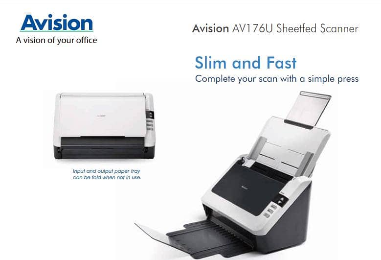 Avision Sheetfed Duplex Scanner 2