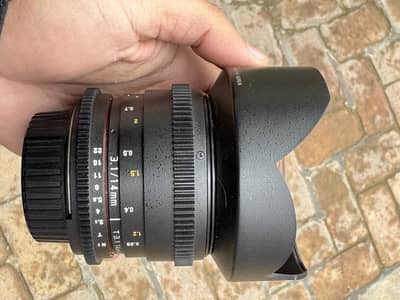 Samyang 14mm T3.1 ED AS IF UMC Cine Lens – Excellent Condition