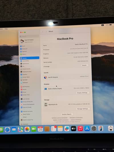 Mackbook pro 2019