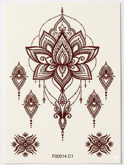 mehndi Henna waterproof tatto sticker best quality