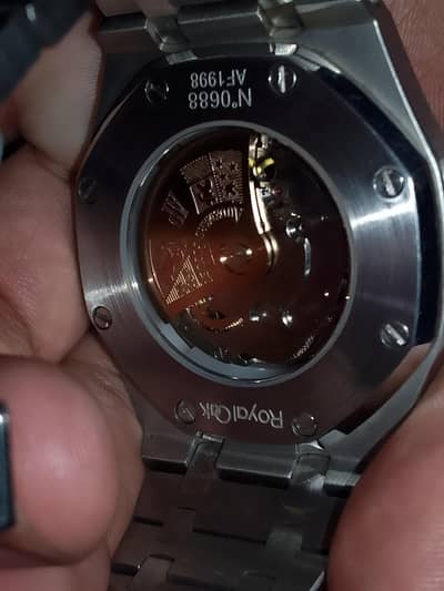 Mechanical AP OAK Silver , 100% working with box