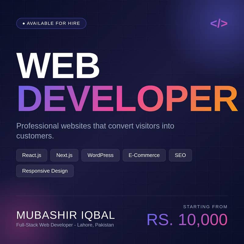 Professional Website Development - node. js, React & E-commerce 1