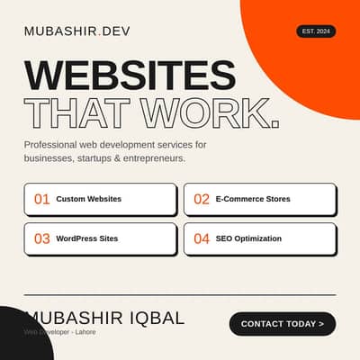 Professional Website Development - node. js, React & E-commerce