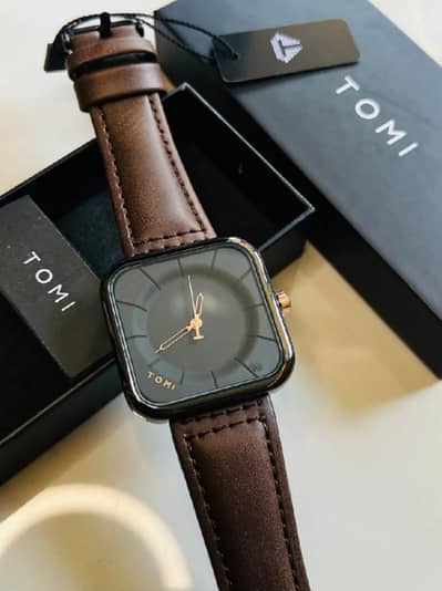 Tomi Luxurious Square  Time Watch ⌚