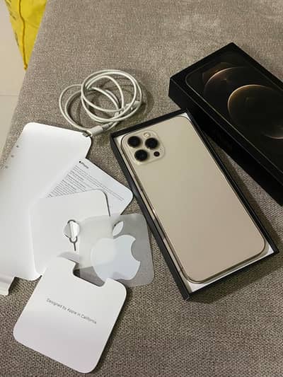 Apple I phone 12 pro max official PTA affroved 256  gb memory