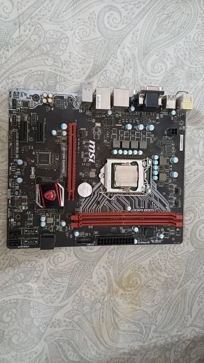 Msi H110M-gameing  mother board with  i3 7GEN chip.