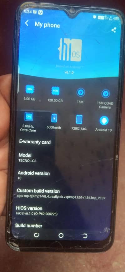 tecno pouvoir 4 pro