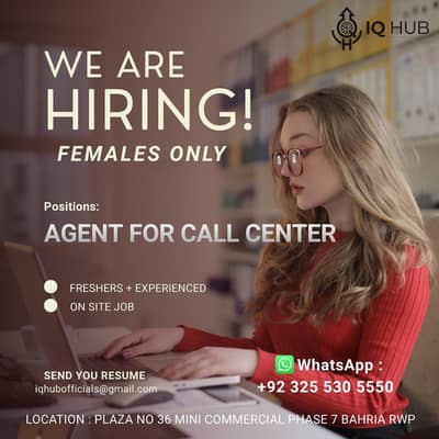Call Center Job For Females