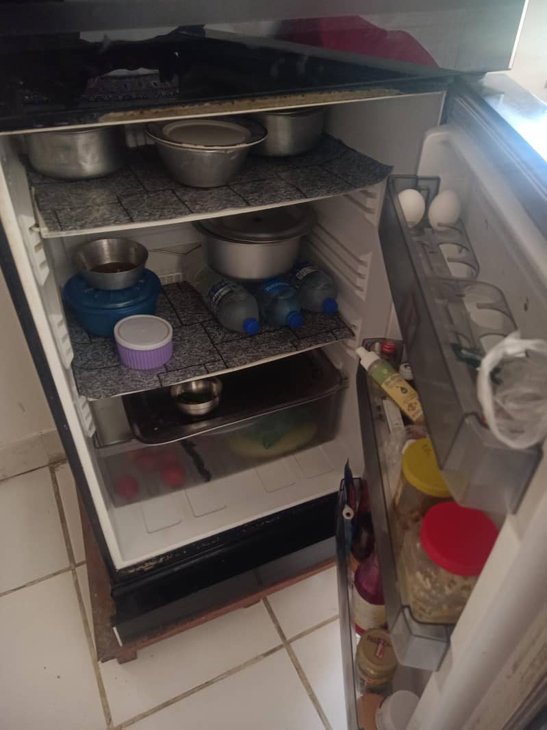 Glass Door Refrigerator – Stylish Black Fridge for Sale 3