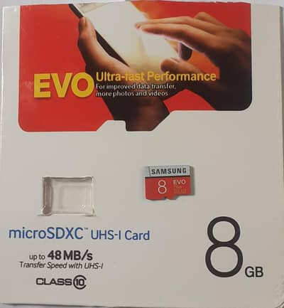 Samsung 8gb  Micro SD Card  Memory Card