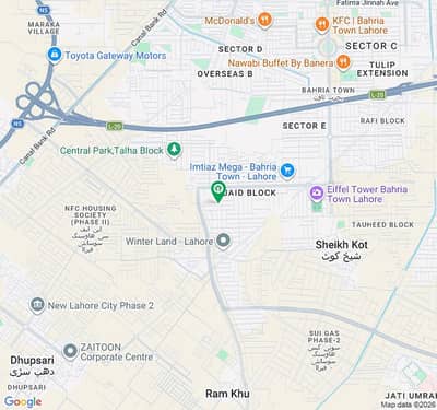 Centrally Located Facing Park Residential Plot In Bahria Town - Abu Bakar Block Is Available For Sale