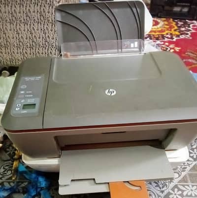 hp color printer running condition with cartridge and cables