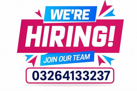 WE ARE HIRING MALES AND FEMALES STAFF FOR OFFICE WORK