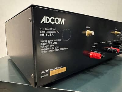 Adcom gfa 545 power amplifier (bose, klipsch, denon, marantz)