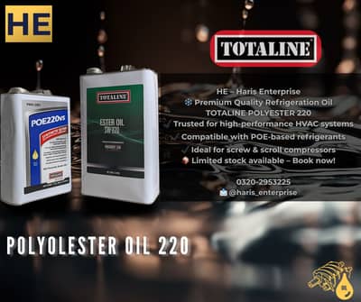 Totaline Ester SW 220 and Other Refrigeration Oils