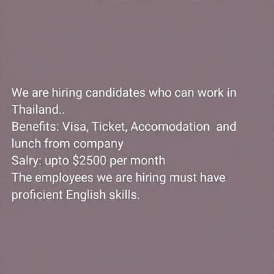 hiring USA based compagin