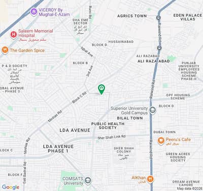 10 Marla Residential Plot For Sale Is Available In LDA Avenue - Block C