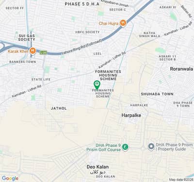 Get In Touch Now To Buy A 1 Kanal Residential Plot In Formanites Housing Scheme - Block K Lahore