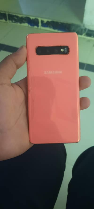 Samsung S10 Single Sim PTA ALL OK HAI Orginal Panel Finger Working