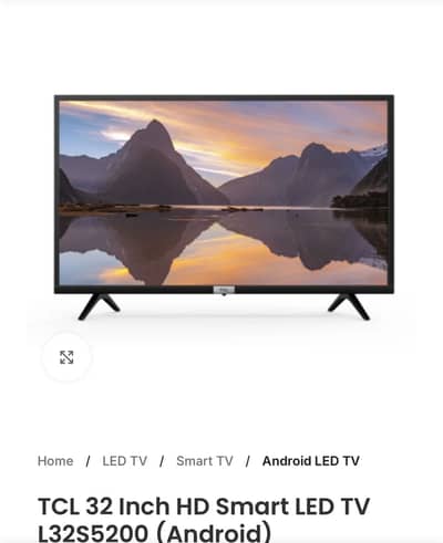 TCL 32 Inch Smart Android TV HDR 10 supported