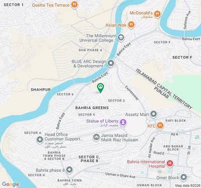 1.75 kanal back open view plot for sale