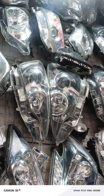 Toyota aqua led black crom light