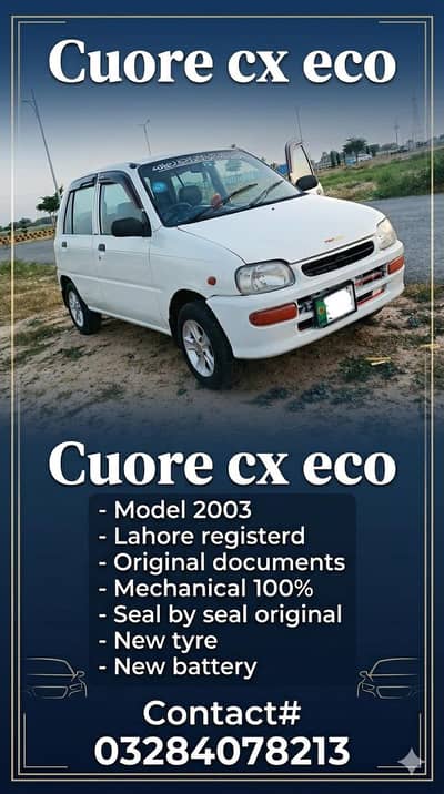 Cuore 800cc | 18km / ltr avg |family car