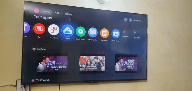 Tcl 43 inch 4k google tv borderless with remote price final no bargini